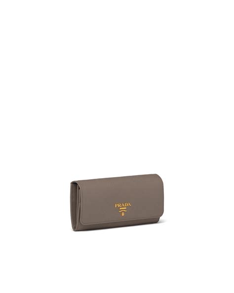 prada 1mh132 2ezz f 16|Clay/astral Large Saffiano Leather Wallet .